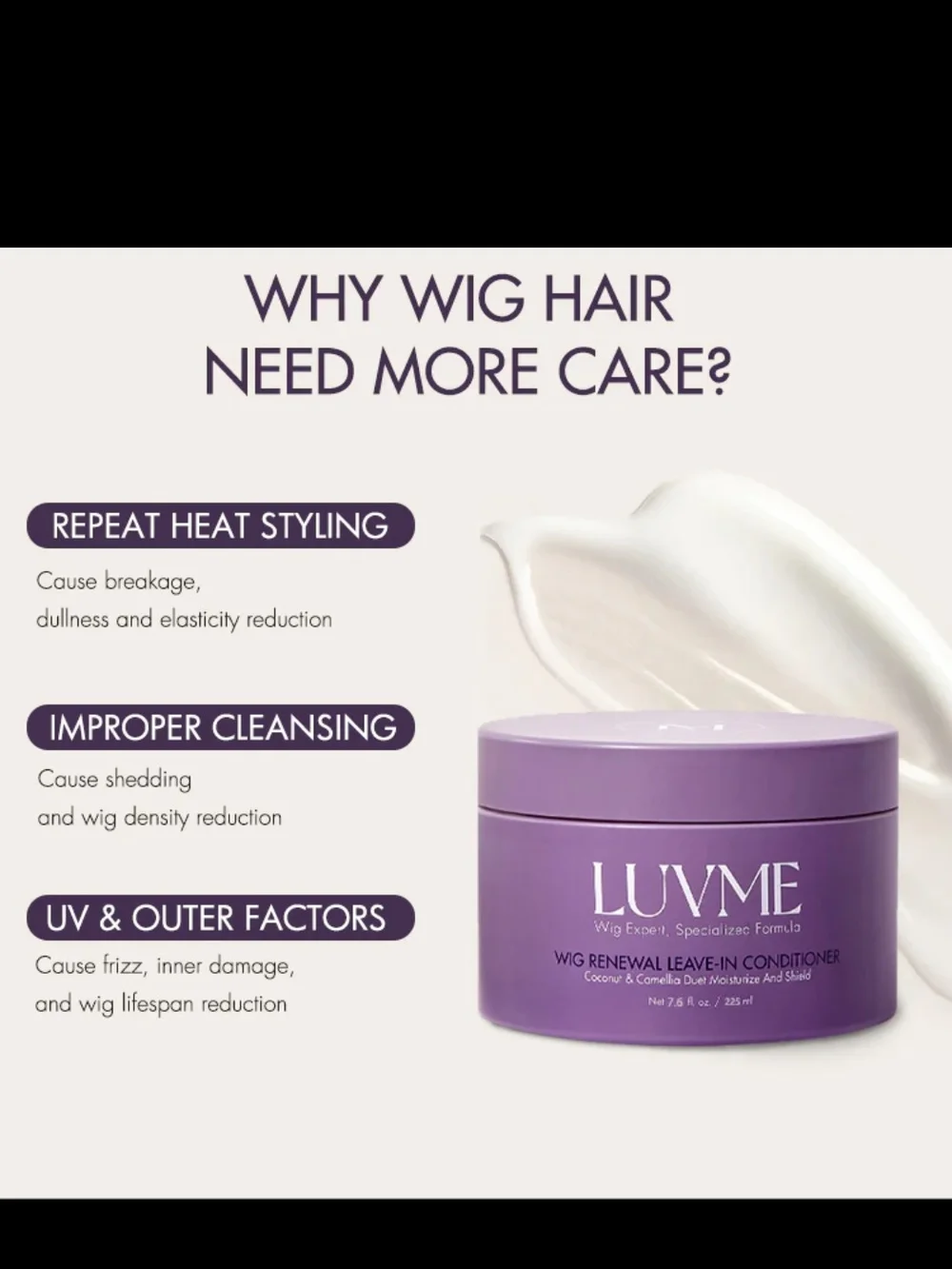 Luvme Wig Renewal Leave-In Conditioner – New
